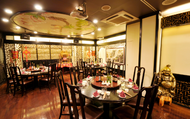 千手観音を祀った縁起の良いフロアの写真